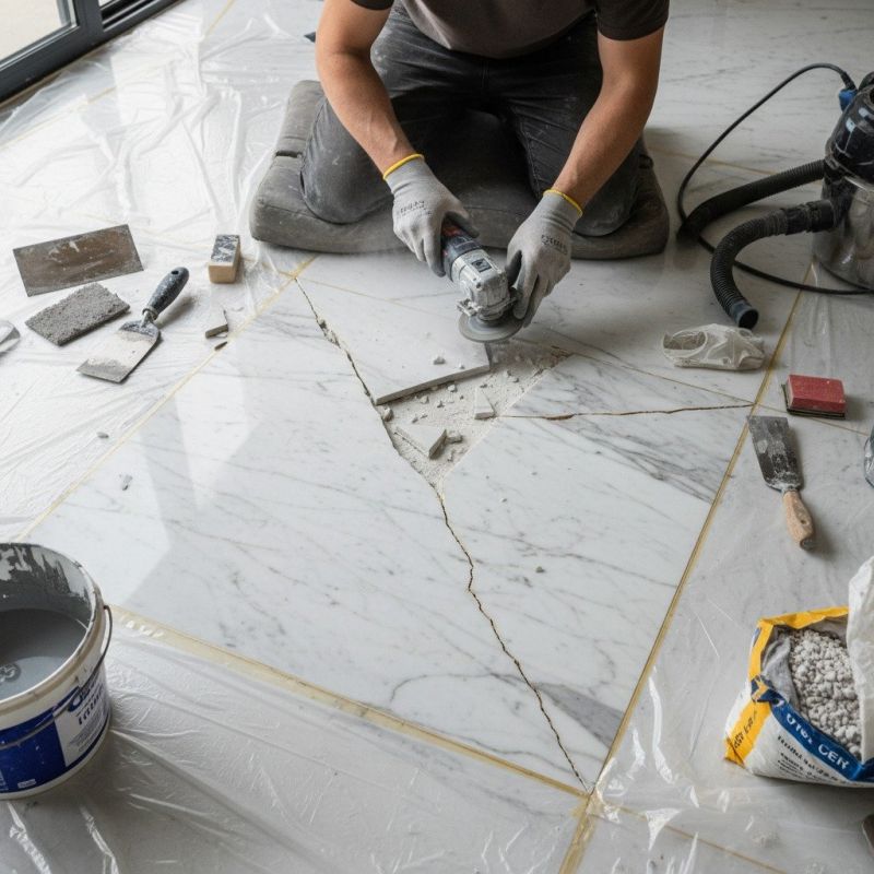 Local Terrazzo Floor Repair pros at work
