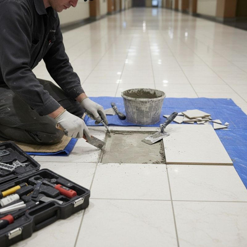 Terrazzo Floor Repair